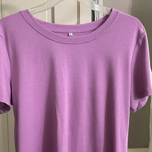 Vibrant Lilac Short Sleeve Tee - Picture 1 of 6